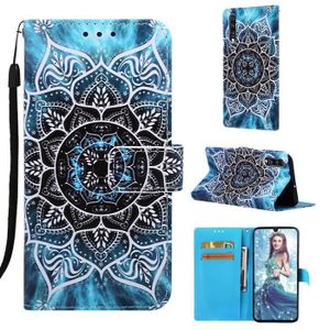 magn/étique Antichoc Folio Housse avec Emplacements de Cartes Leather Case,Blue Leather Housse /Étui en Cuir /à Rabat Portefeuille Wallet Case FindaGift Samsung Galaxy A40 Flip Coque