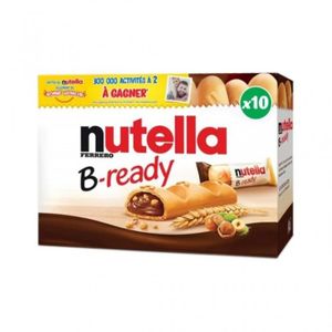 BISCUITS CHOCOLAT Nutella B-ready x10 Biscuits 220g (lot de 4)