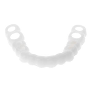 ACCESSOIRE ÉLECTROSTIM paquet OPP couleur Couverture supérieure de fausses dents, sourire immédiat, cosmétique, prothèse dentaire, o