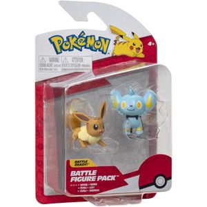 FIGURINE - PERSONNAGE Coffret 2 Figurines Pokemon Evoli et Lixy Figurine