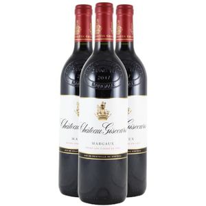 VIN ROUGE Château Giscours Rouge 2020 - Lot de 3x75cl - Vin 