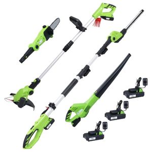 TAILLE-HAIE Lisa Set outils électriques jardin sans fil 4pcs chargeurs/batteries AB3154953  A3154953 84399-35