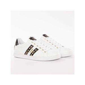 Basket femme Guess Juless blanc et rose. Whipi - Cdiscount Chaussures