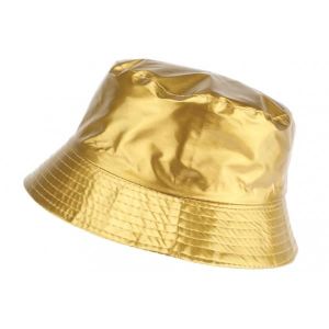 Chapeau avec détails et motifs doré
