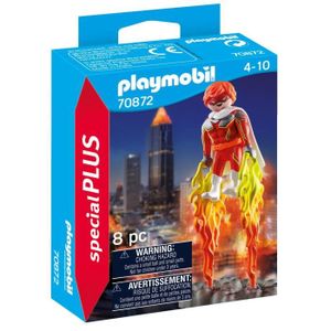 UNIVERS MINIATURE PLAYMOBIL - 70872 - Super héros - Accessoires flam