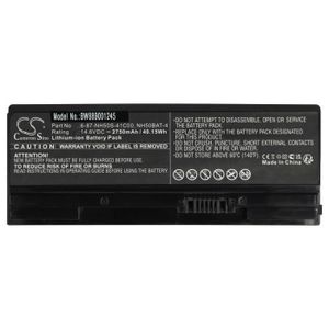 BATTERIE INFORMATIQUE vhbw 1x Batterie compatible avec Mifcom EG5 i7-GTX