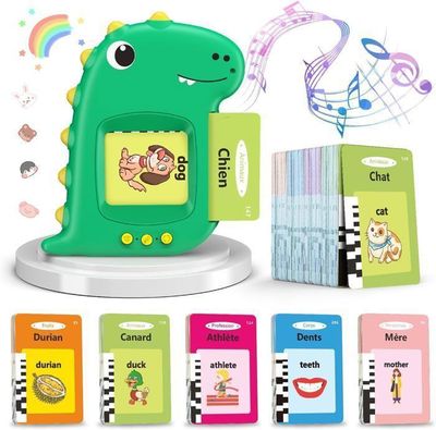 Cartes Flash Parlantes (Français Standard), Dokkita Cartes éducatives Français pour Enfants, Jouets éducatifs pour écouter et Apprendre Mots Français, Motami Français Montessori, 224 Mots-Rose