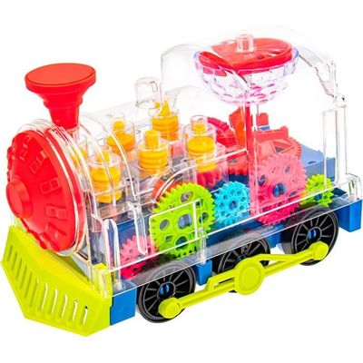 Eichhorn Train Musical Coloré – 28 Pièces – 59 Cm – Son Et Lumière – Jouet En Bois Dès 3 Ans