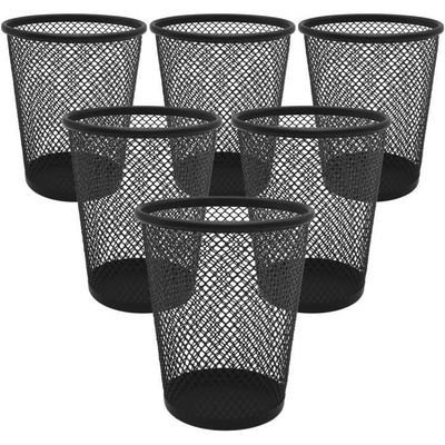Porte-stylo,F--Boîte de rangement en maille métallique, organiseur de