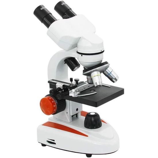 5000X microscopes binoculaires, Microscope Biologique, Haute Définition Haute Puissance Détection Expérience Scientifique, Set