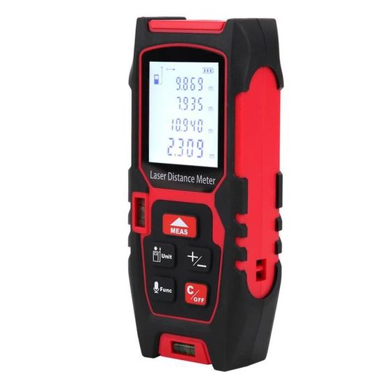 Fafeicy testeur de distance Télémètre infrarouge Portable Altimètre Laser portable Mesure intérieure de haute précision (100