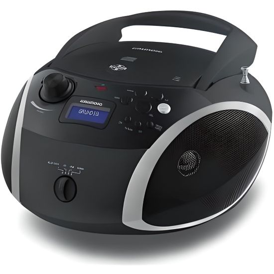 Radio CD Tuner FM Digital Pll- 3WRMS - Bluetooth - CD Compatible MP3 - Grundig RCD1500BTB
