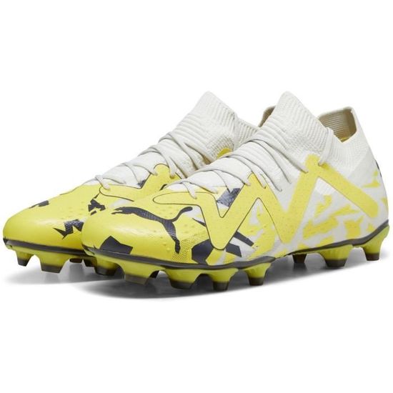 Chaussures de foot - PUMA - FUTURE MATCH - Crampons moulés - Homme - Jaune