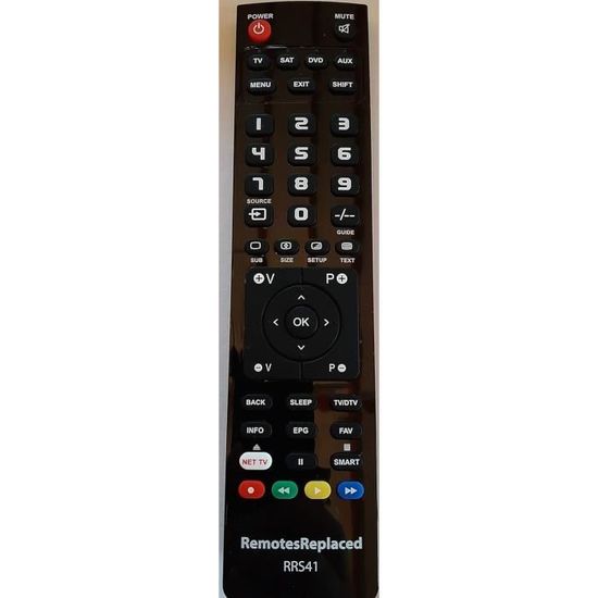 ALLIMITY Telecomando Universale Per TV Grandin - Compatibile Con Modelli LD32CVB16, LD28C25, LD32C12, L32GT686EBH E Altri