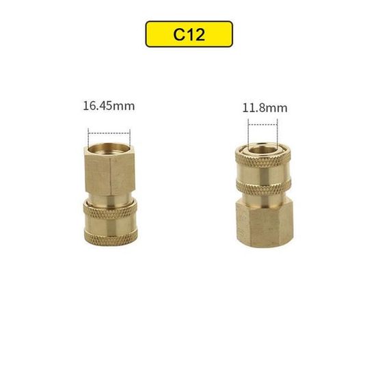 Kit Complet D'arrosage,Adaptateur De Tuyau De Lavage à Haute Pression M22,raccord De