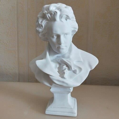Statue Beethoven En Résine – Décoration Intérieure Style Buste Musicien