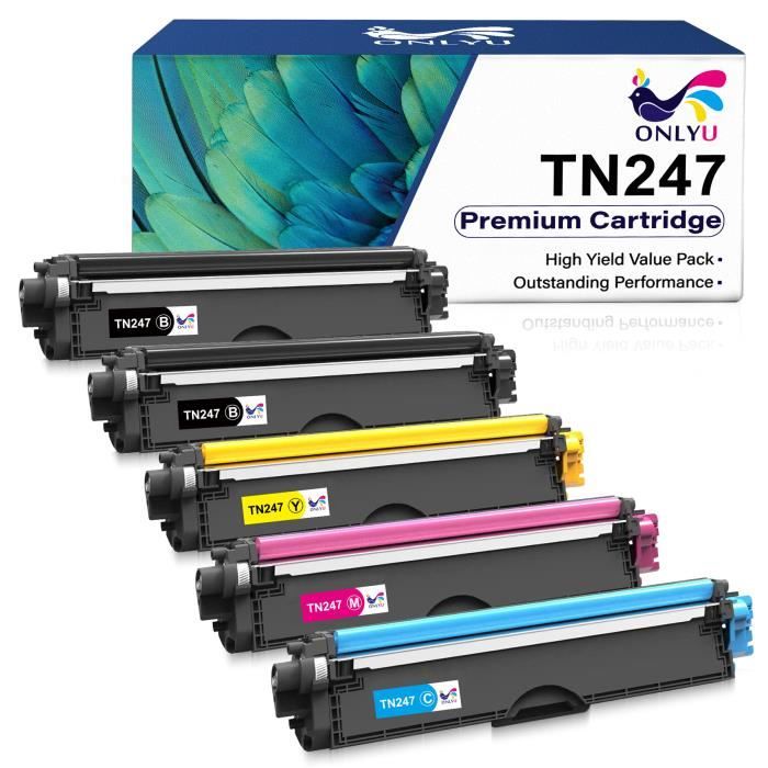 STAROVER 2 NOIRE Compatible TN247 TN243 Cartouche de Toner Compatible pour Brother MFC-L3750CDW