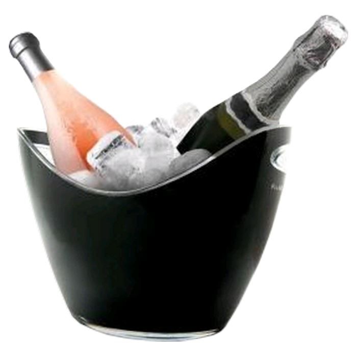 SEAU A CHAMPAGNE A GLACONS 2 BOUTEILLES