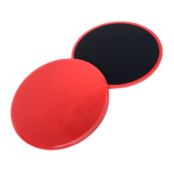 2Pcs Curseurs de base de disques de glisse de forme physique pour des entraînements de jambe d'ABS de gymnase à la maison ke9215