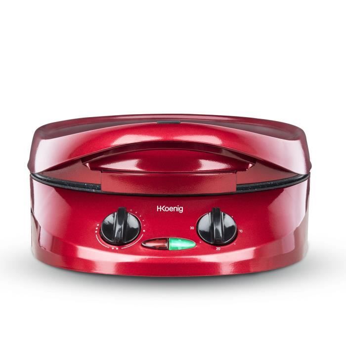 H.KOENIG TRT180 Four à tarte Tart Express - Multifonction - Rouge