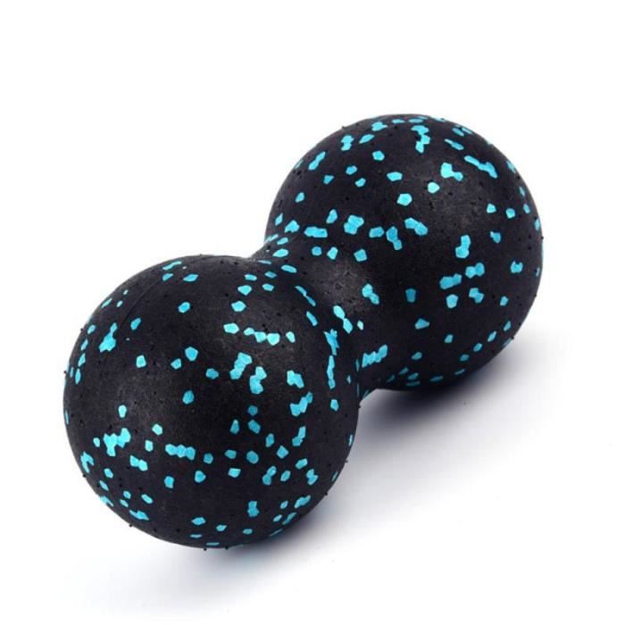 appareil de massage manuel -Boule de Massage d'arachide ensemble de boules de Fascia Double cross...- Modèle: Bleu - ZOAMFWZDA00904