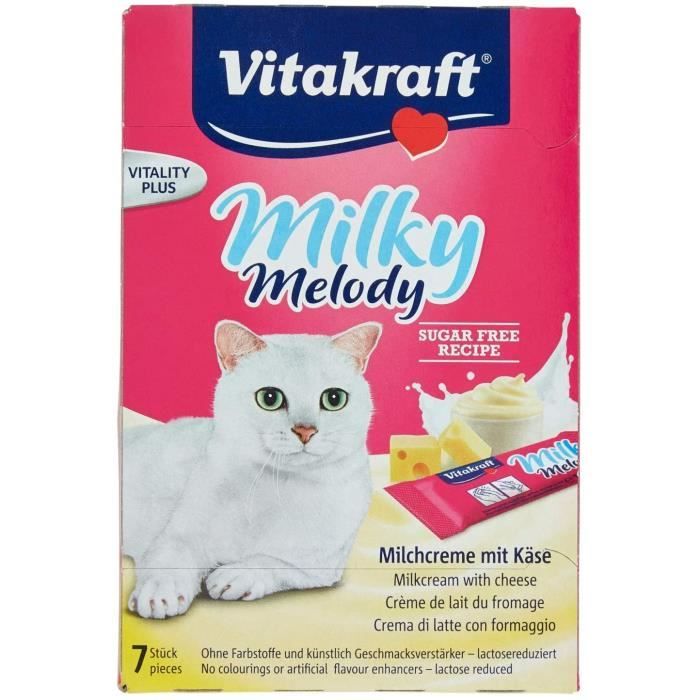 Nourriture pour chats Vitakraft Milky Melody Fromage 70 g pour Chat 38543