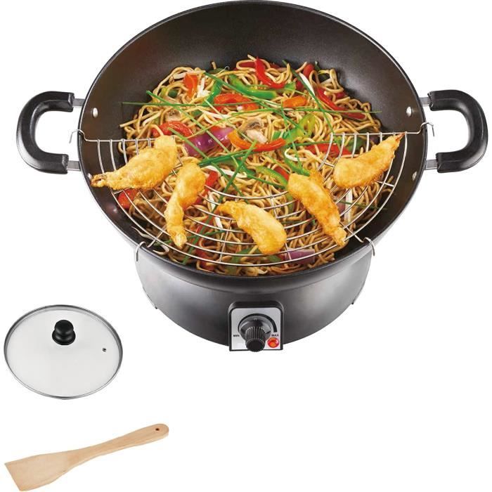 Triomph ETF1513 Multi Wok Electrique, 1200 W, 3.5 liters, Noir