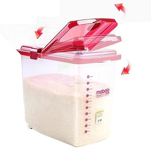Bac de Riz résistant à l'humidité à Farine Conteneur en Plastique Sécher à Grains à Grains à Grains de Grains de céréales pour la Cu