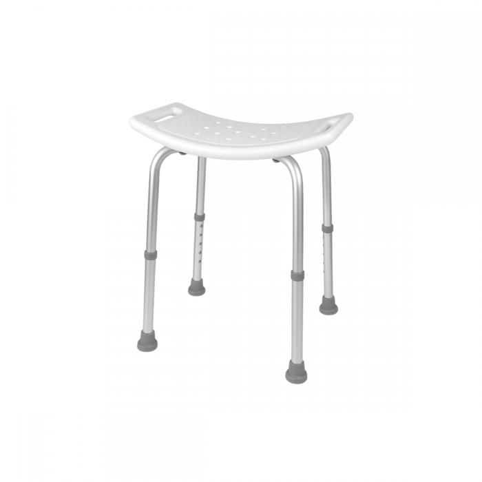 Tabouret salle de bain sans dossier et réglable en hauteur | San Fermín | Mobiclinic