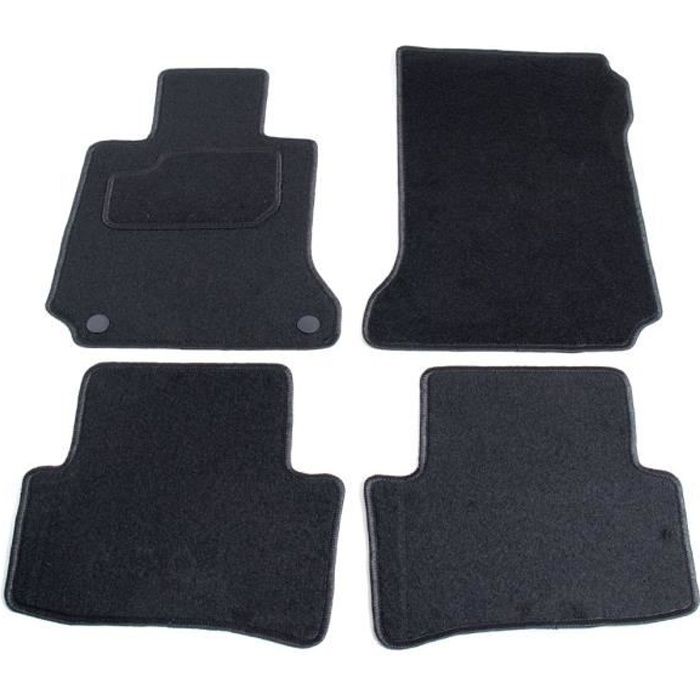 Tapis Mercedes Classe C W204 berline tricorps et touring à partir de 2007 - set de 4 (2 avant et 2 arrière)