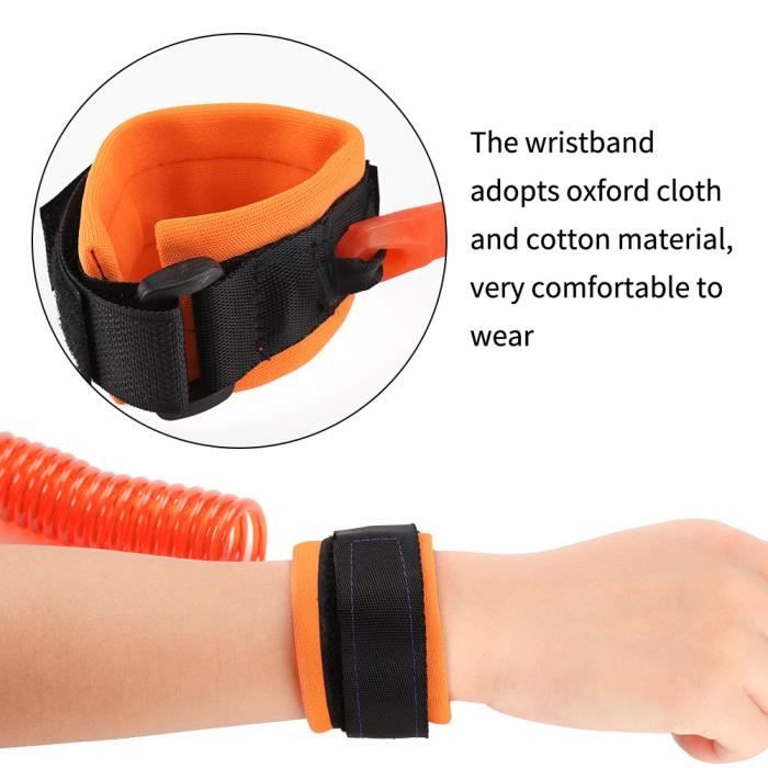 bracelet anti-perte Garantie de sécurité de lien de bracelet pour enfants adultes élastiques durables de corde anti-perte pour