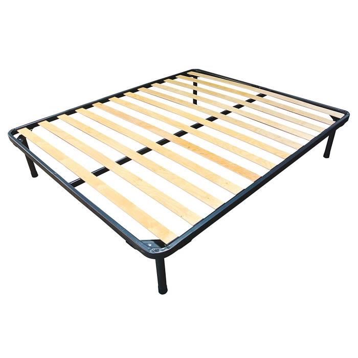 Sommier Napoleon 160X190cm. A lattes pour matelas orthopedique