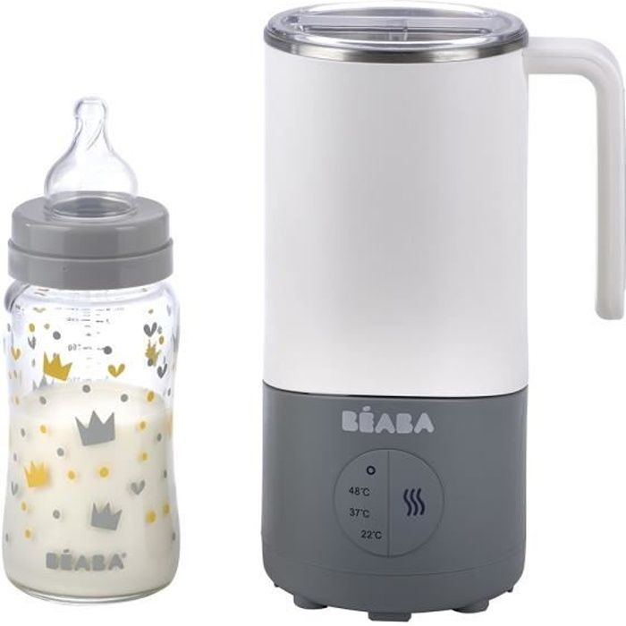 BEABA Milk Prep : Préparateur boisson - Gris/blanc