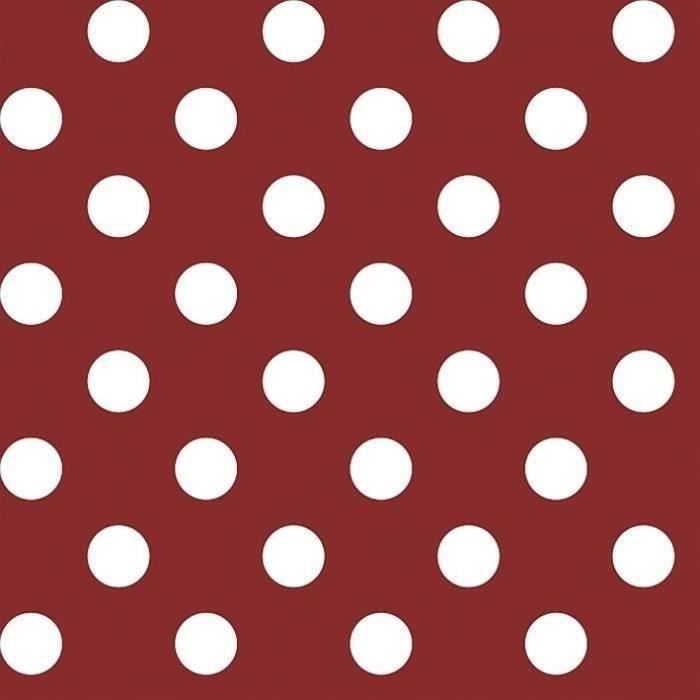 D-C-TABLE - Nappe ovale manhattan venita rouge 150x250cm