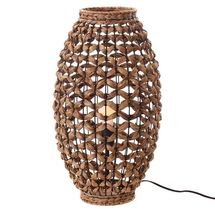 Lampe intérieur ROSA Beige Fibre naturelle H51CM