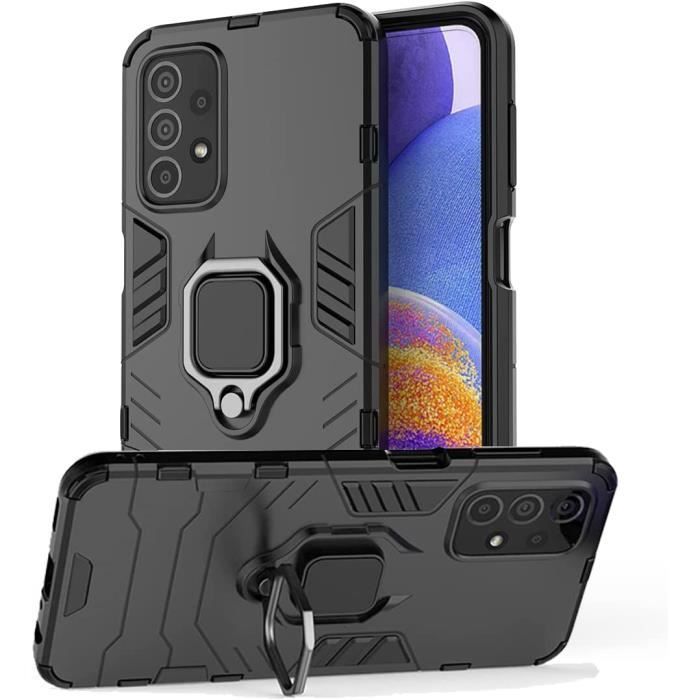 Coque Anti Choc pour Samsung Galaxy A23 5G avec Bague Anti Chute - béquille [Novago]