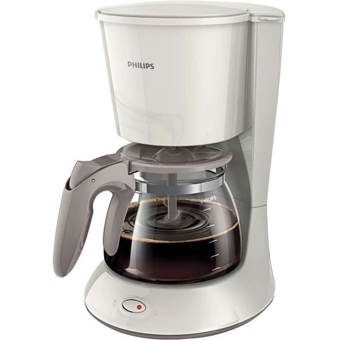 PHILIPS HD7461/03 Cafetière Daily Collection 10-15 tasses - filtre, électrique - blanc, beige