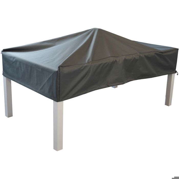 Housse de protection étanche pour table 200 x 100 cm Gris