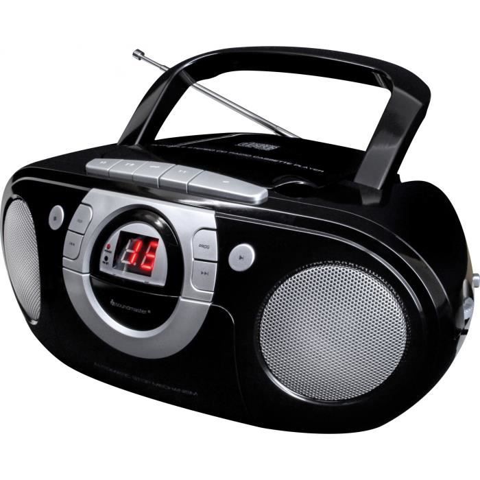 SOUNDMASTER SCD5100SW Lecteur de cassette radio / CD - Noir