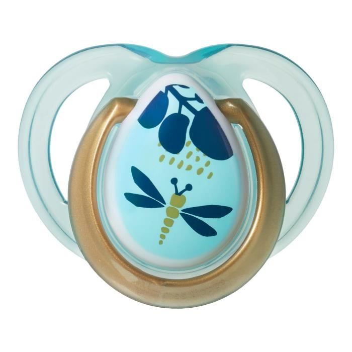TOMMEE TIPPEE Sucette Moda Close To Nature 0-6m - Garçon x1