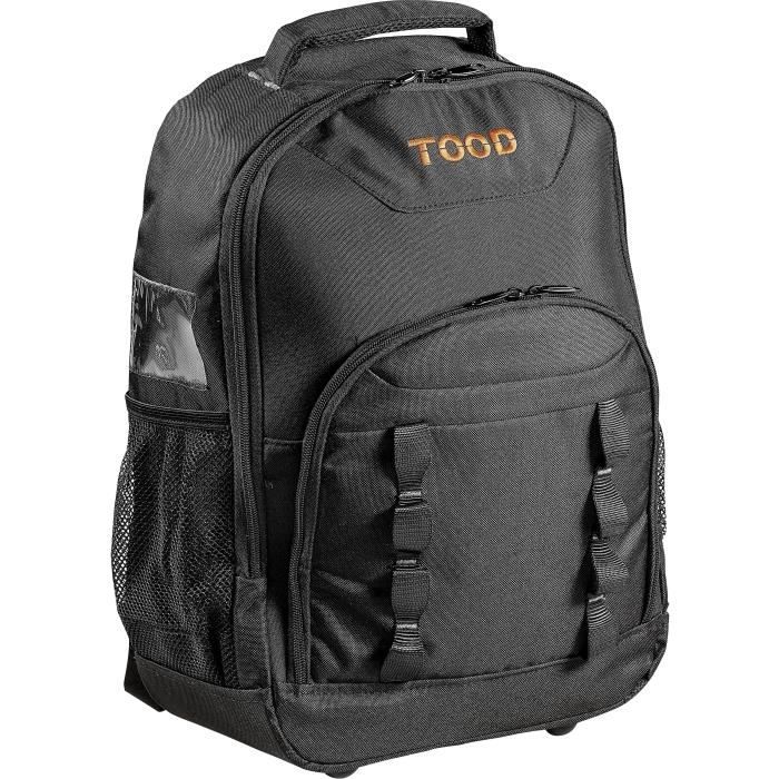 TOOD Sac à dos porte outils avec compartiments