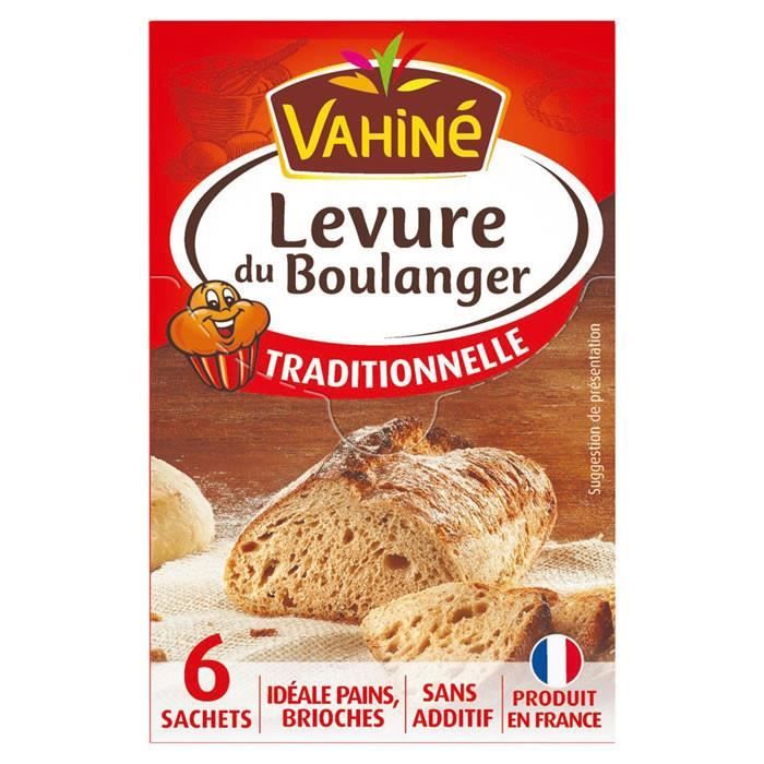 Cafe Moulu - LOT DE 2 - VAHINE : Levure du boulanger traditionnelle 6 x 8 g