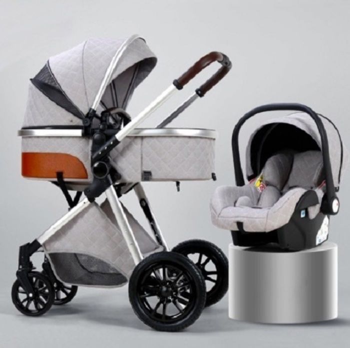 Poussette 3 en 1 Bébé Combinée Siège-Auto Nacelle Haute Réversible Réglable  Trio Yoyo Canne Roues increvables Gris-clair - Cdiscount Puériculture &  Eveil bébé