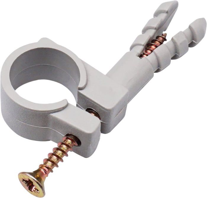 Cache Tuyau Radiateur Blanc 15mm Cache-colliers Radiateur Blanc - Lot De 2 - Pour Tuyaux 15/16mm - PVC Durable Cache Tuyau Radiateur 15 Mm