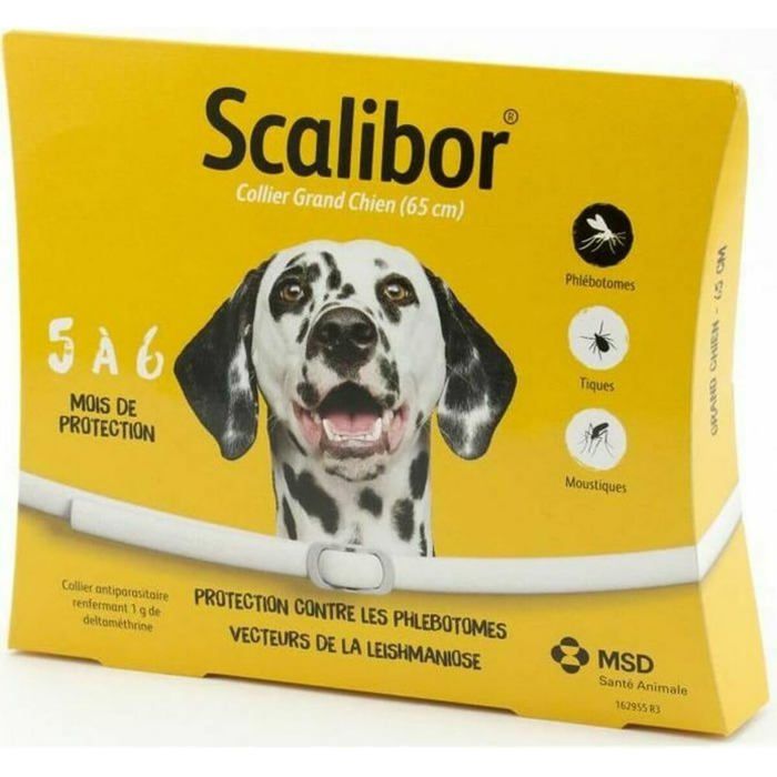 Comparer les prix de Collier Antiparasitaire-65cm-Pour Grand Chien
