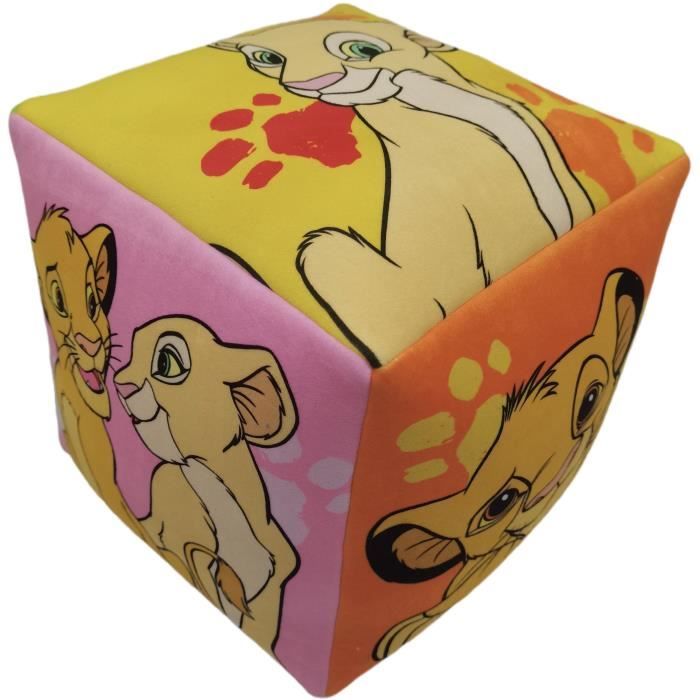 COUSSIN CUBE LE ROI LION - vue 2
