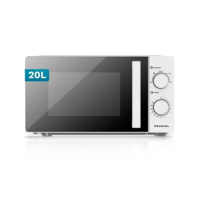 Microondas Grunkel MW-20EASY 20L 700W 5 niveles y función descongelar - Grunkel