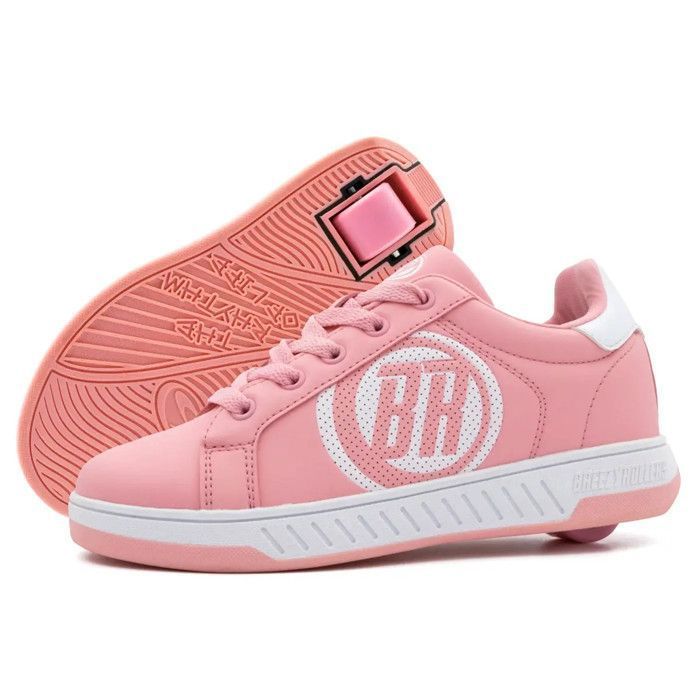 Chaussures à roulettes - Classic - Rose/Blanc - Roue intégrée au talon - Enfant (Loisir) Chaussures à roulettes - Classic - Rose/Blanc - Roue intégrée au talon - Enfant (Loisir)