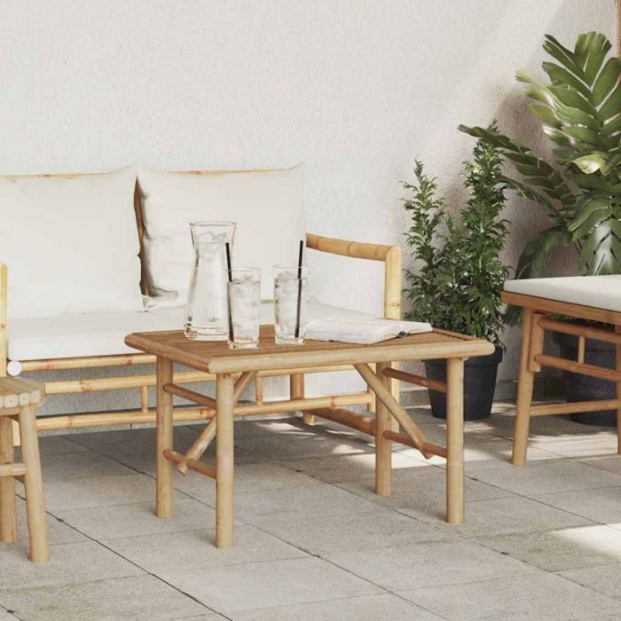 Table basse - VIDAXL - 4106592 - Bambou - Rectangulaire 70x40x36 cm - Finition mate écologique