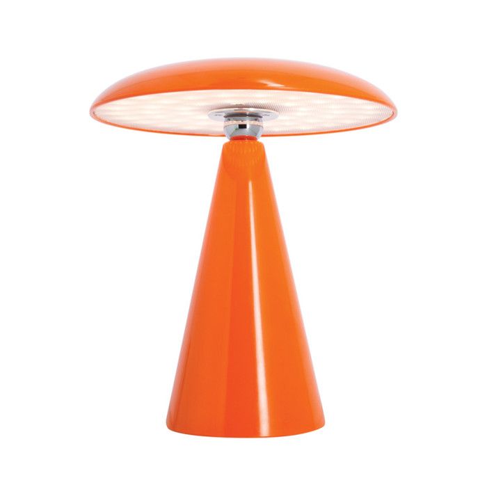 Lampe à poser Clee orange USB rechargeable Dimmable CCT Autonomie 72h max. Lampe à poser Clee orange USB rechargeable Dimmable CCT Autonomie 72h max.